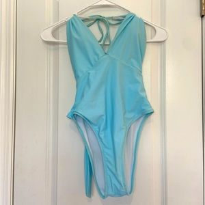 Turquoise blue bikini swimsuit, Small
